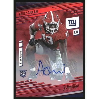 2021 Prestige Xtra Points Signatures Premium Red #269 Azeez Ojulari