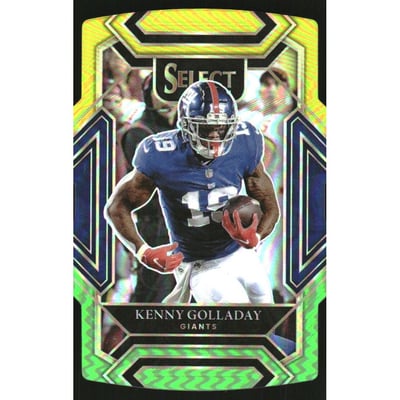 2021 Select Prizm Green and Yellow Die Cut #226 Kenny Golladay