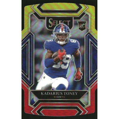 2021 Select Prizm Red and Yellow Die Cut #252 Kadarius Toney