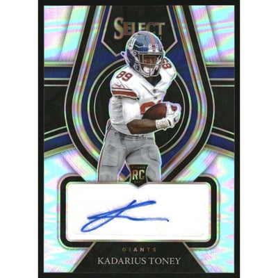 2021 Select Rookie Signatures Prizm #13 Kadarius Toney/75