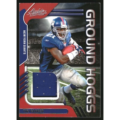 2022 Absolute Ground Hoggs Materials #23 Tiki Barber