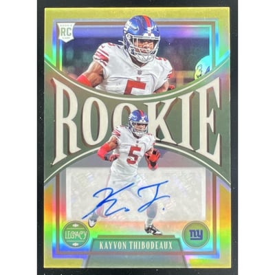 2022 Chronicles Legacy Update Rookies Gold #214 Kayvon Thibodeaux RC Auto /5