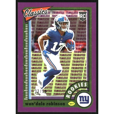 2022 Classics Timeless Tributes Purple #181 Wan'Dale Robinson