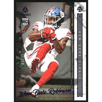 2022 Panini Chronicles Luminance Update Vertical Rookies Blue #211 Wan'Dale Robinson