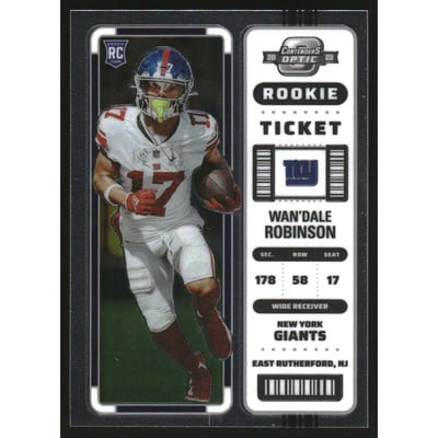 2022 Panini Contenders Optic #99 Wan'Dale Robinson RC