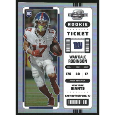 2022 Panini Contenders Optic Silver #99 Wan'Dale Robinson
