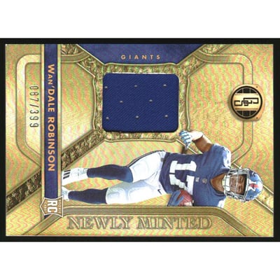 2022 Panini Gold Standard Newly Minted Memorabilia #23 Wan'Dale Robinson
