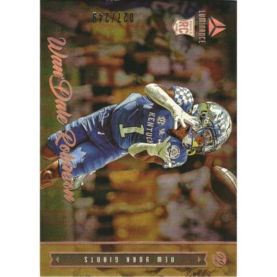 2022 Panini Luminance Gold #194 Wan'Dale Robinson