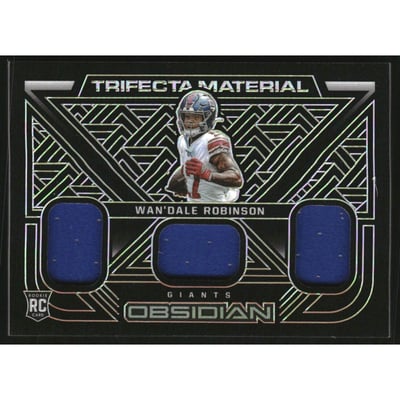 2022 Panini Obsidian Trifecta Materials #22 Wan'Dale Robinson