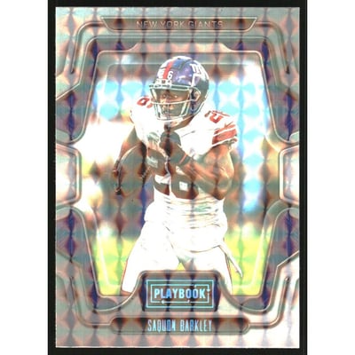 2022 Panini Playbook Mosaic #93 Saquon Barkley