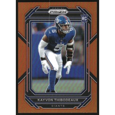2022 Panini Prizm Prizms Orange #370 Kayvon Thibodeaux