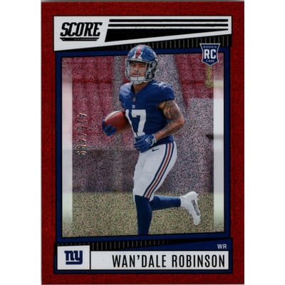 2022 Score Dots Red #384 Wan'Dale Robinson