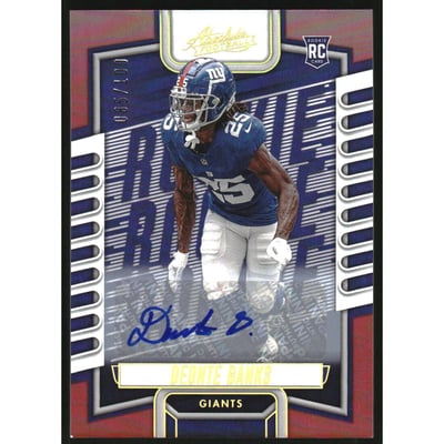 2023 Absolute Signatures Spectrum Red #156 Deonte Banks/100