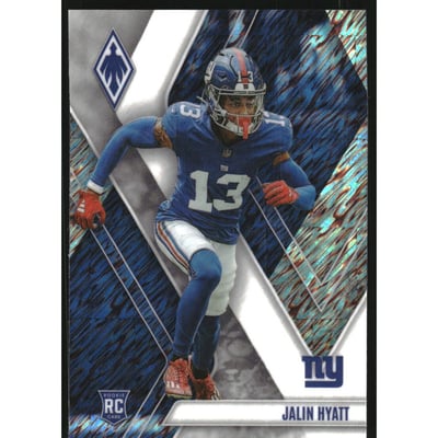 2023 Panini Phoenix White Shimmer #136 Jalin Hyatt