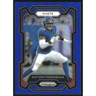 2023 Panini Prizm Prizms Blue #224 Kayvon Thibodeaux