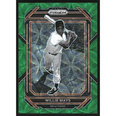 2023 Panini Prizm Prizms Green Scope #273 Willie Mays
