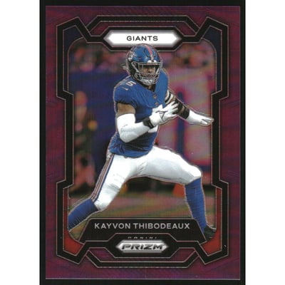2023 Panini Prizm Prizms Purple #224 Kayvon Thibodeaux