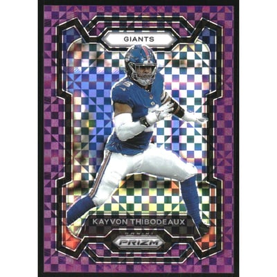 2023 Panini Prizm Prizms Purple Power #224 Kayvon Thibodeaux