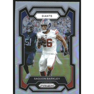 2023 Panini Prizm Prizms Silver #225 Saquon Barkley