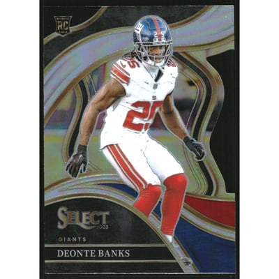 2023 Select Prizm Black and Red Die Cut #278 Deonte Banks