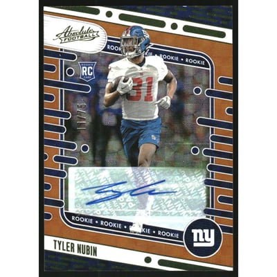 2024 Absolute Signatures Orange Mosaic #147 Tyler Nubin