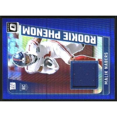 2024 Donruss Optic Rookie Phenoms Blue Hyper #28 Malik Nabers