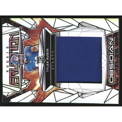 2024 Panini Obsidian Rookie Eruption Materials Silver #47 Tyler Nubin