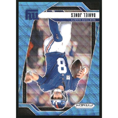 2024 Panini Prizm Prizms Blue Wave #212 Daniel Jones