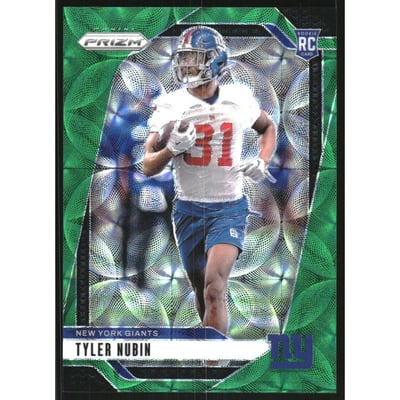 2024 Panini Prizm Prizms Green Scope #395 Tyler Nubin
