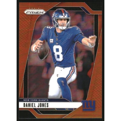 2024 Panini Prizm Prizms Orange #212 Daniel Jones