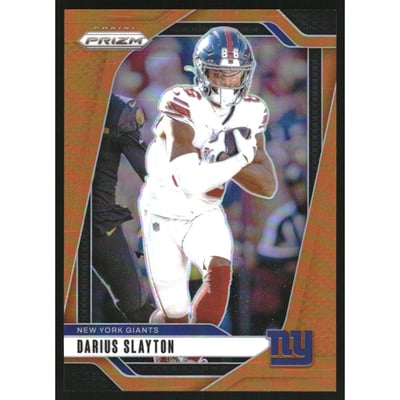2024 Panini Prizm Prizms Orange #214 Darius Slayton
