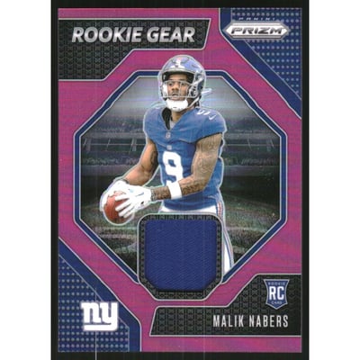 2024 Panini Prizm Rookie Gear Pink #4 Malik Nabers