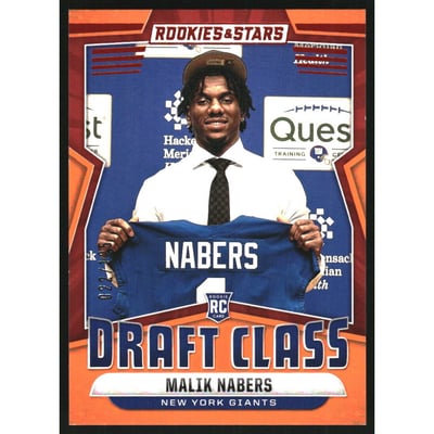 2024 Rookies and Stars Draft Class Orange #5 Malik Nabers