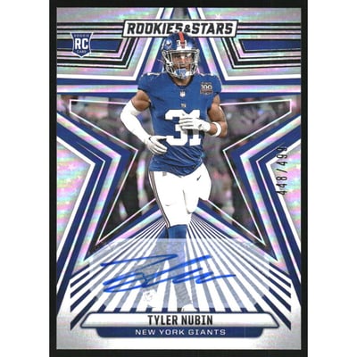 2024 Rookies and Stars Signatures #196 Tyler Nubin/499