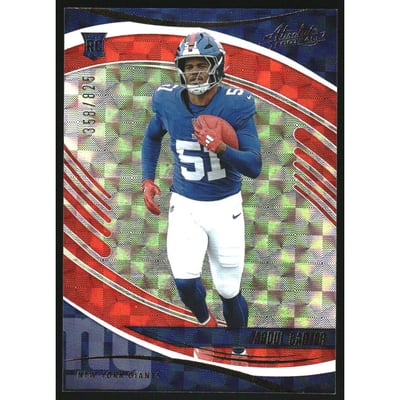 2025 Absolute Orange Mosaic #101 Abdul Carter
