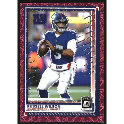 2025 Donruss Optic Pink Velocity #50 Russell Wilson