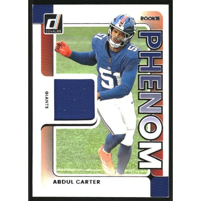 2025 Donruss Rookie Phenom Jerseys #30 Abdul Carter