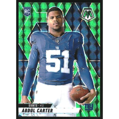 2025 Panini Mosaic Mosaic Green #282 Abdul Carter VAR