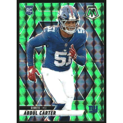 2025 Panini Mosaic Mosaic Green #317 Abdul Carter