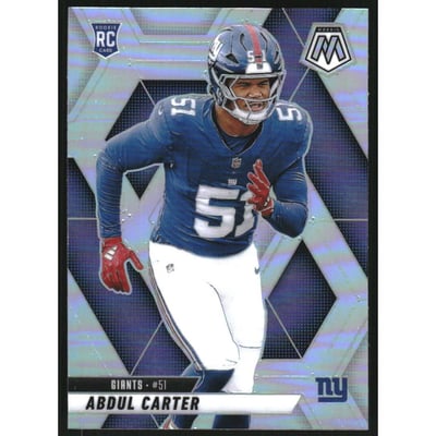 2025 Panini Mosaic Silver #317 Abdul Carter