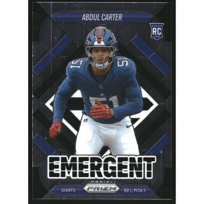 2025 Panini Prizm Emergent #7 Abdul Carter