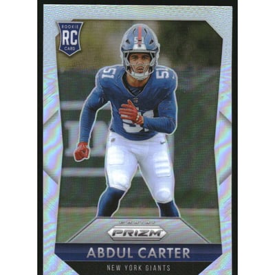 2025 Panini Prizm Prizm Flashback Rookie Prizms Silver #3 Abdul Carter