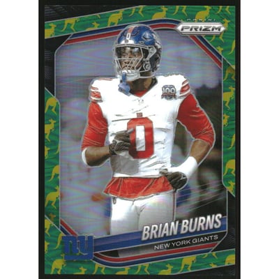 2025 Panini Prizm Prizms Kangaroo #147 Brian Burns
