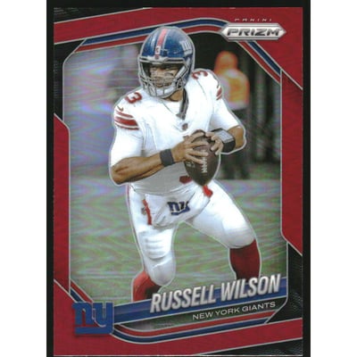 2025 Panini Prizm Prizms Red #202 Russell Wilson