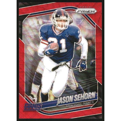 2025 Panini Prizm Prizms Red Wave #29 Jason Sehorn