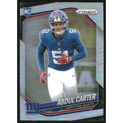 2025 Panini Prizm Prizms Silver #394 Abdul Carter