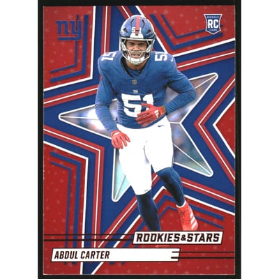 2025 Rookies and Stars Red #101 Abdul Carter
