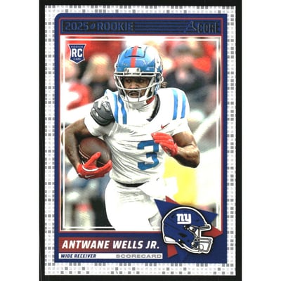 2025 Score Rookies Score Rookiescard #67 Antwane Wells Jr.