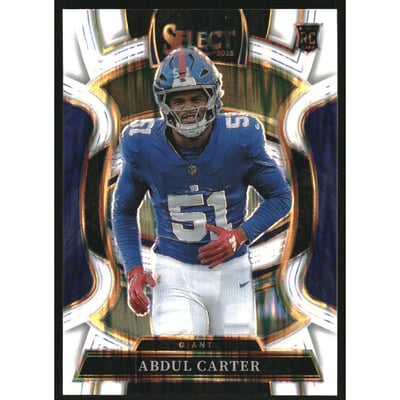 2025 Select Prizm White Shock #95 Abdul Carter