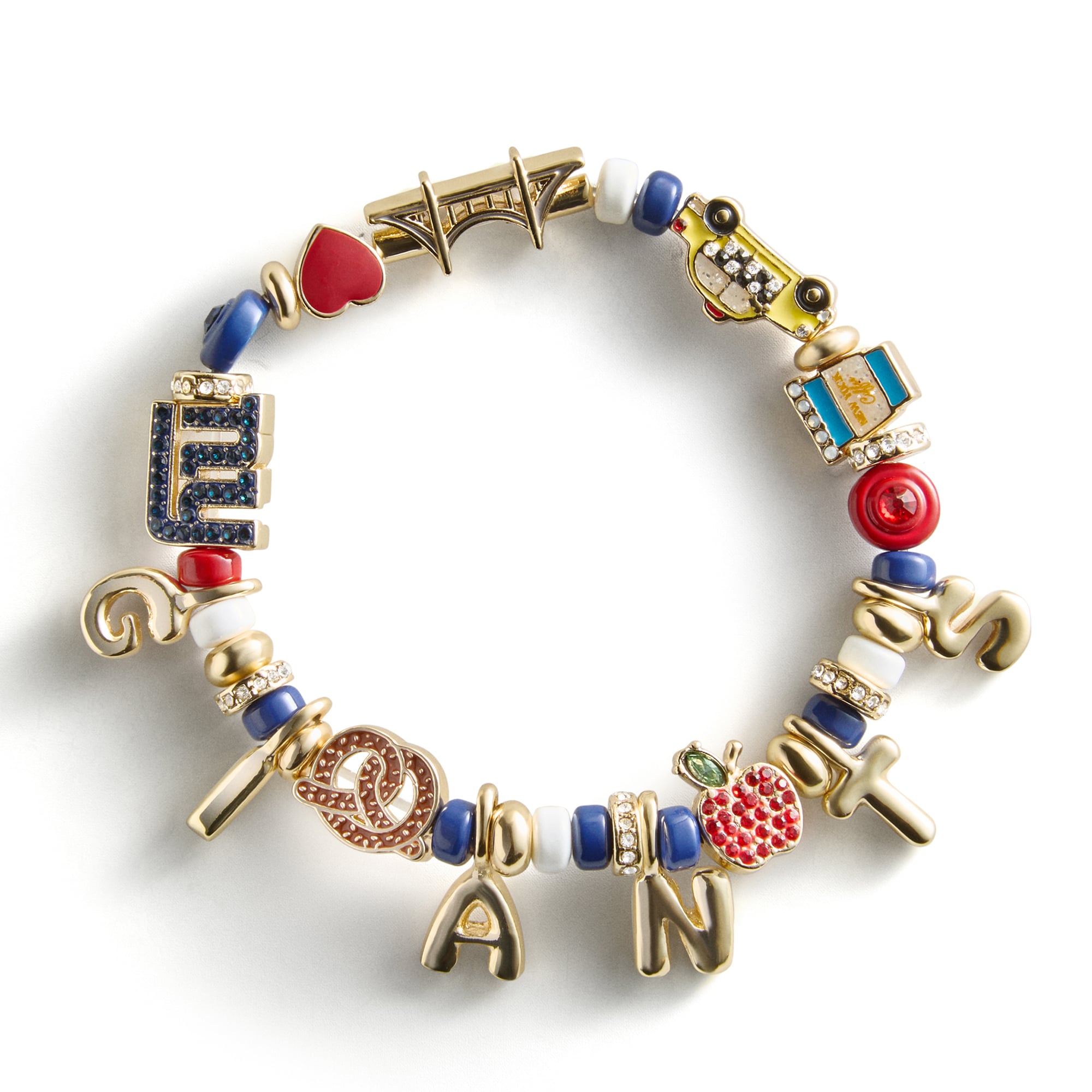 BaubleBar New York Giants Motif Beaded Bracelet